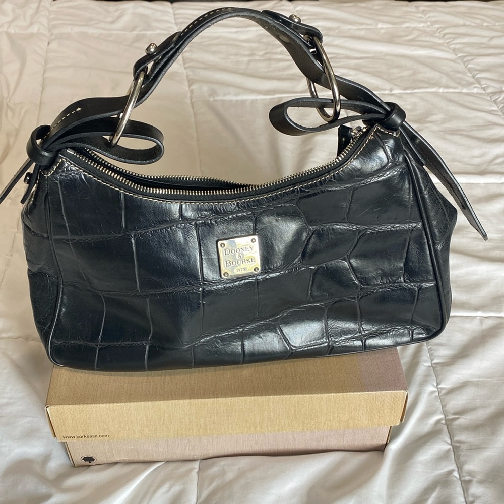 Dooney & Bourke croc shoulder bag